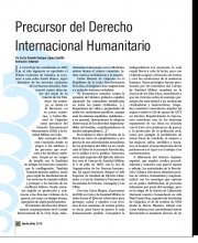 Precursor del Derecho Internacional Humanitario