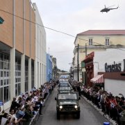 El pueblo santaclareño ponderó la estatura moral de Fidel, esa que enseñó a los humildes.  Fuente: Teniente coronel (R) Francy Espinosa González